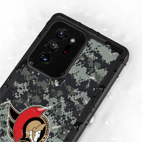 NHL Ottawa Senators Camo Galaxy Note20 Ultra 5G Waterproof Case